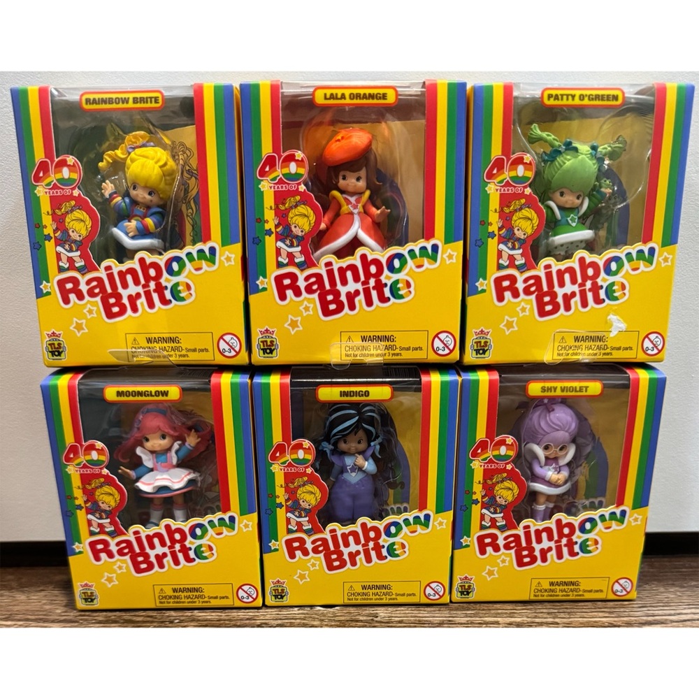 Rainbow Brite New Mini Figure Set🌈
